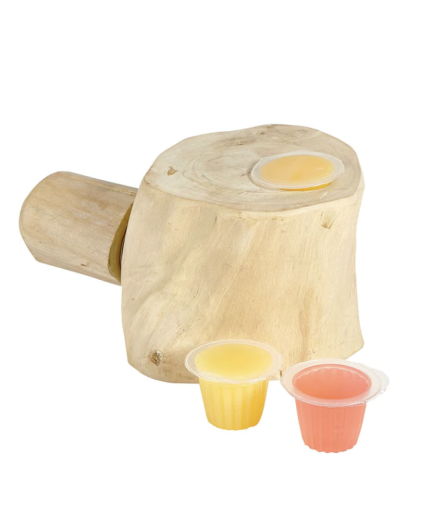 Adventure Bound Java Wood Jelly Cup Treat Holder